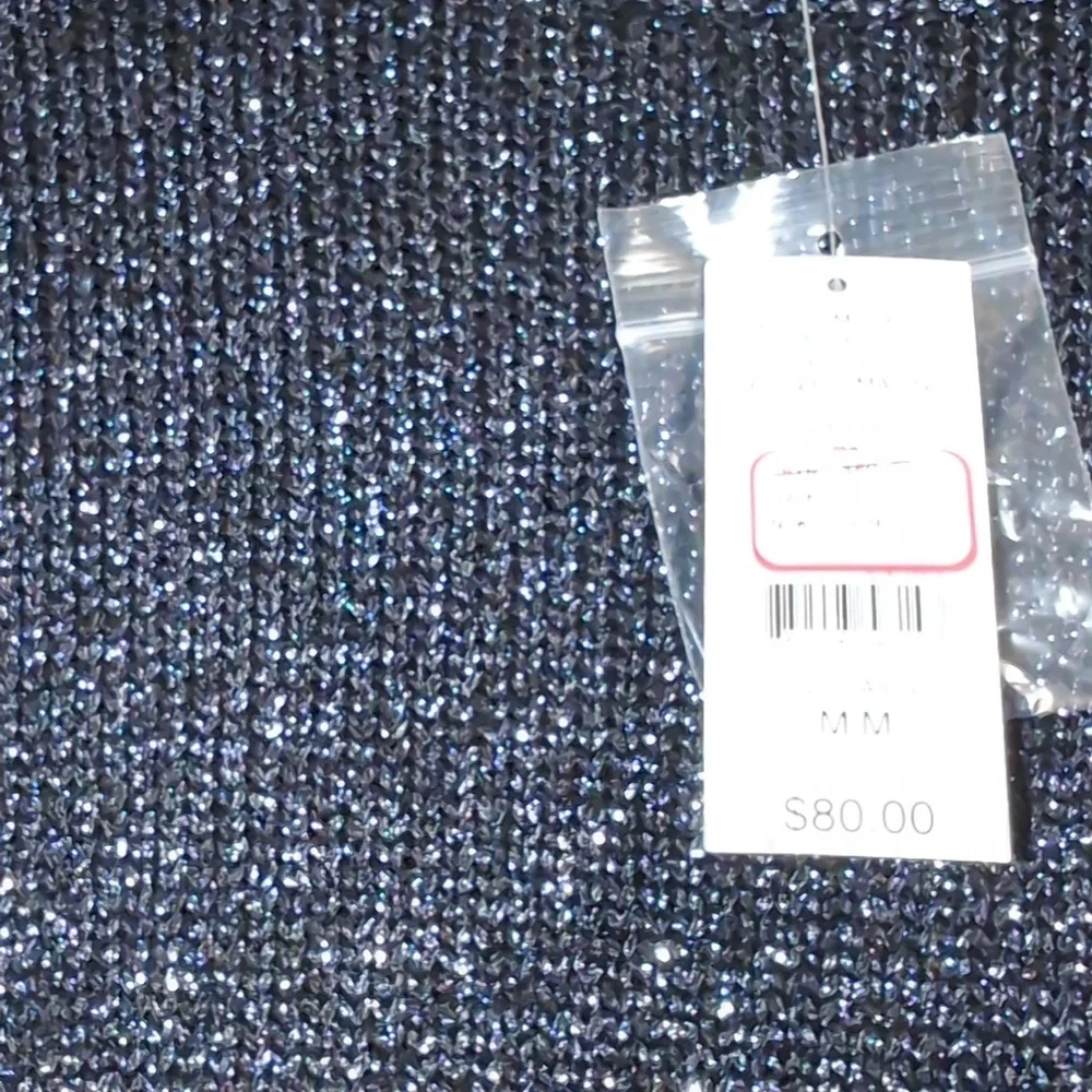 Women's Crew Neck Sparkle Sweater - Picture 3 of 5
